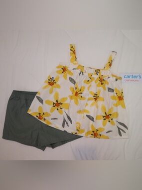 Carter's baby girl matching set